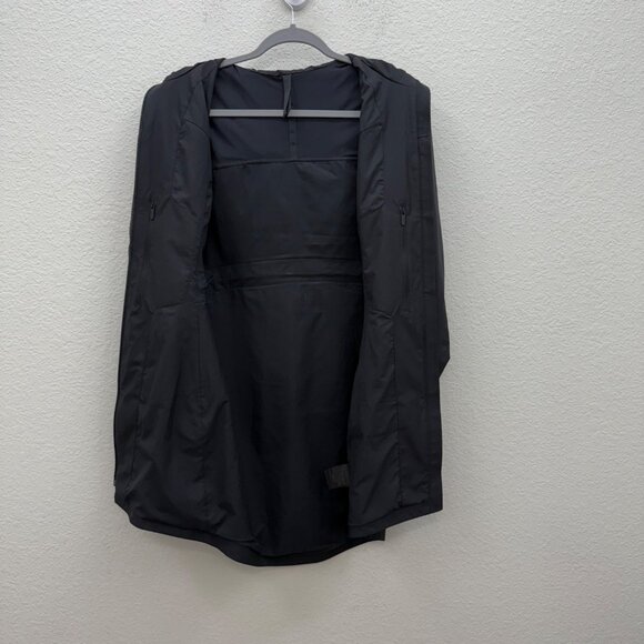 Lululemon Rain Rebel Black Full Zip Hooded Jacket Coat W4BDFS Womens size 2 - Picture 4 of 12
